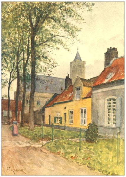 NIEUPORT—
Hall and Vicarage.