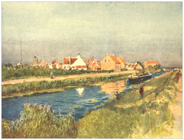 ADINKERQUE—
Village and Canal.