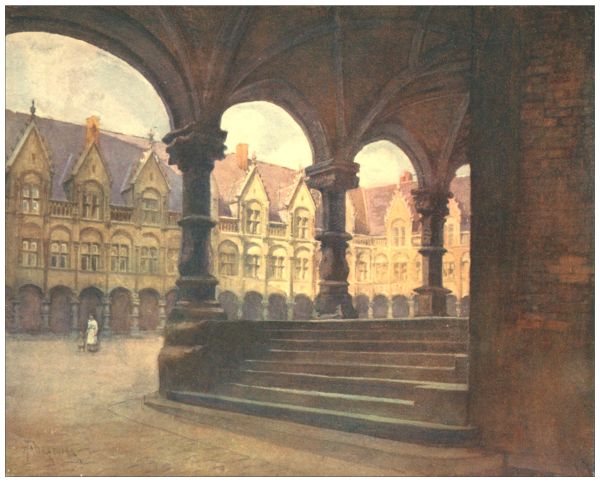 THE EPISCOPAL PALACE—OUTER COURT,
LIÉGE