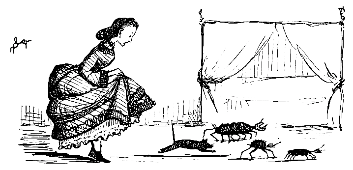 Agitation of the Better-Half of Our Artist, upon entering
her chamber and making their acquaintance.