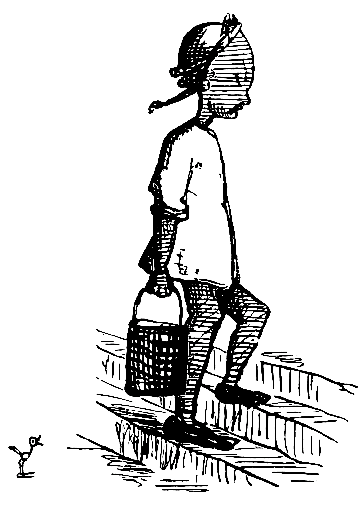 A cheerful Chinese Chambermaid (?) at the Fonda de
Ingleterra, outside the walls.