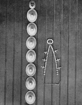 Navaho Silver Necklace and Belt.