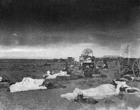 Asleep, Early Morning, on the Painted Desert.