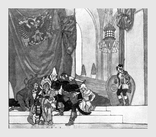 They all looked at her with a bewildered air.
They understood that it was a solemn moment.