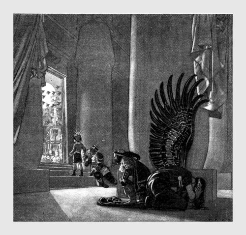 A wonderful garden lay before him, a dream-garden filled with flowers that
shone like stars