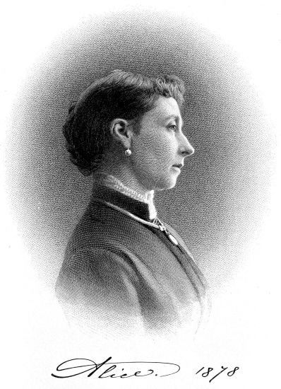 [Portrait of Alice. 1878
unavailable.]