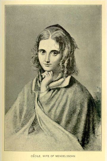 CÃ©cile, wife of Mendelssohn.