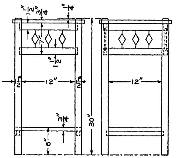 Detail of the Fern Stand