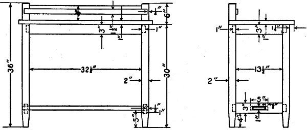 Detail of Serving Table