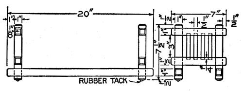 Detail of the Bookrack