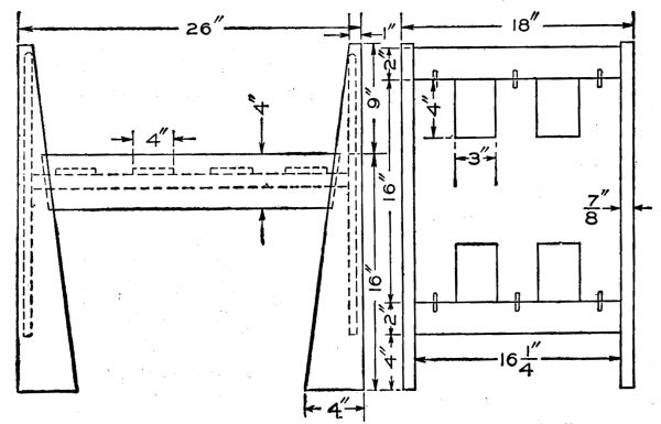 Detail of the Hall Bench
