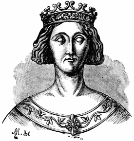 QUEEN PHILIPPA.

(From her recumbent statue over the tomb at Batalha.)