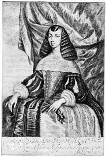 CATHERINE OF BRAGANZA.

(From an Engraving by Faithorne.)