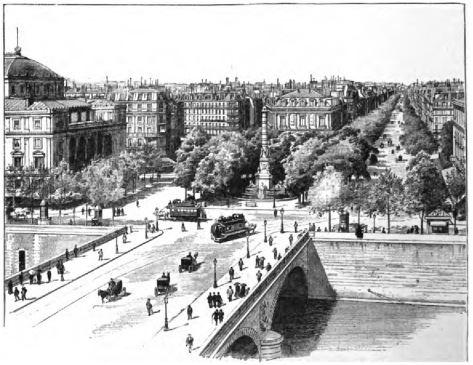PONT AU CHANGE, PLACE DU CHÂTELET, AND BOULEVARD DE
SEBASTOPOL.