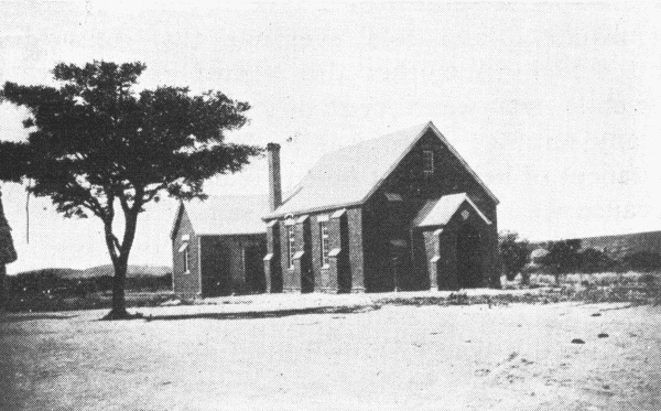Matopo Mission Church. Built by Elder
Steigerwald in 1905.