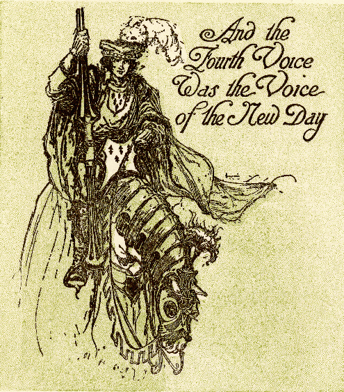 Illustration:
And the Fourth Voice Was the Voice of the New Day