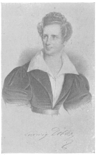 Ludwig Döbler in his prime, taken about 1839. The
original of this rare picture was discovered by the author in a small
print shop in Moscow, Russia. It is now a part of his Collection.