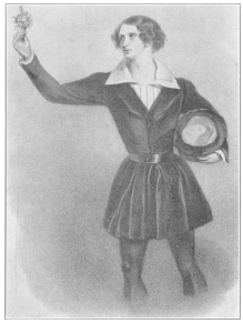 Ludwig Döbler in his prime, offering his most popular
trick, “The Creation of Flowers.” From a rare lithograph in the Harry
Houdini Collection.