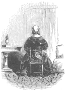 Reproduction of the cut used on the mysterious lady’s
handbills, distributed in America in 1841. From the Harry Houdini
Collection.