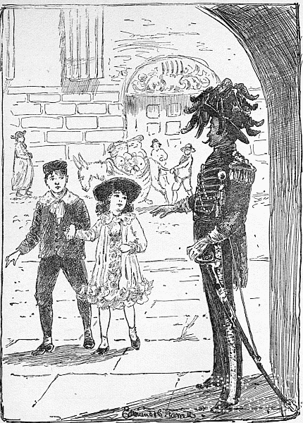 Jusy and Rea. "He has come!—the black signor from
America."—Page 42.