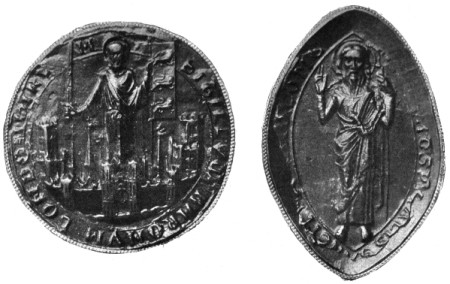 OBVERSE OF THE COMMON SEAL OF THE CITY OF LONDON, Cir.
1225.