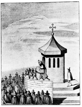 PAUL’S CROSS.

(From an original drawing in the Pepysian Library, Cambridge.)