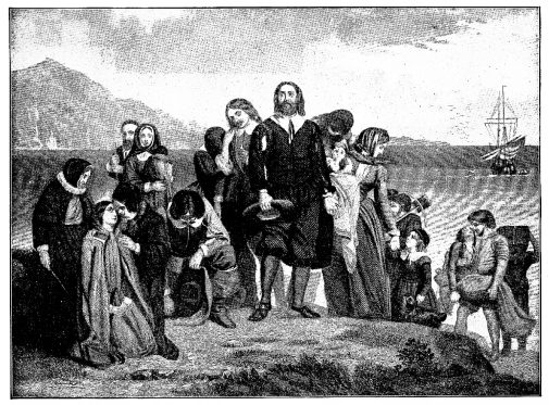 Image unavailable: THE LANDING OF THE PILGRIMS.

“Yes! as my foot was the first that stepped on this rock at the landing,
So, with the blessing of God, shall it be the last at the leaving!”

