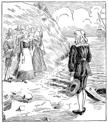 Image unavailable: Fixed were her eyes upon his, as if she divined his intention,
Fixed with a look so sad, so reproachful, imploring, and patient.

