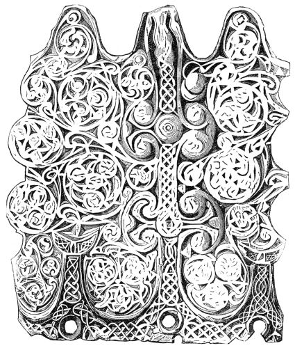 CYLINDRICAL MOUNTING OF BRONZE PROBABLY FOR THE SHAFT OF A
SPEAR. FOUND NEAR STAVANGER.