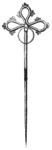 BREAST-PIN OF BRONZE.
FOUND AT BY IN LOITEN.