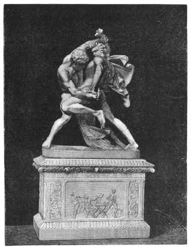 BELT WRESTLING, A MODE OF SETTLING DIFFERENCES FORMERLY IN VOGUE IN
NORWAY, DESCRIBED IN BAYARD TAYLOR'S "LARS."