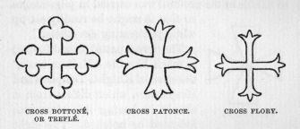 Cross BottonÃ©, or treflÃ©.  Cross Patonce.  Cross flory.