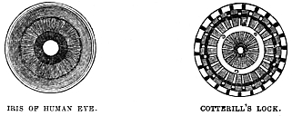 Image unavailable: IRIS OF HUMAN EVE.
COTTERILL’S LOCK.