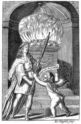 "hymen's præludia."
(Frontispiece of the translation of La Calprenède's
"Cléopatre.")