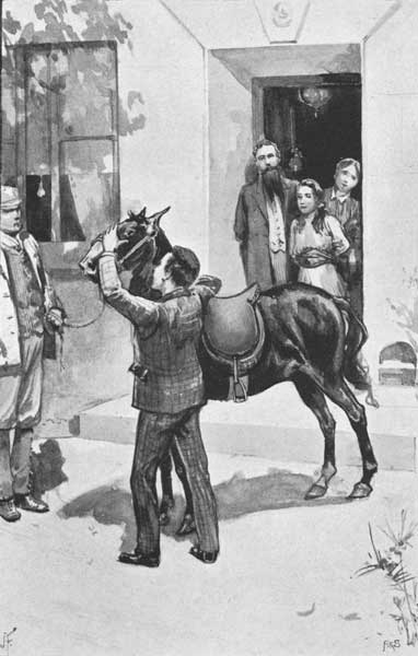 "The pony was a beauty, just high enough for Bert to see
comfortably over his back."—Page 256.