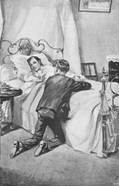 "'Frank, Frank,' he called gently. Frank lifted his
tear-stained face."—Page 320.