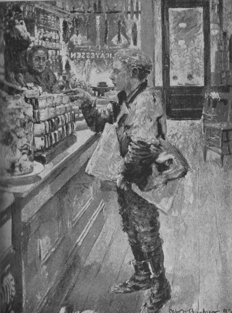 Nibsy as Santa Claus.