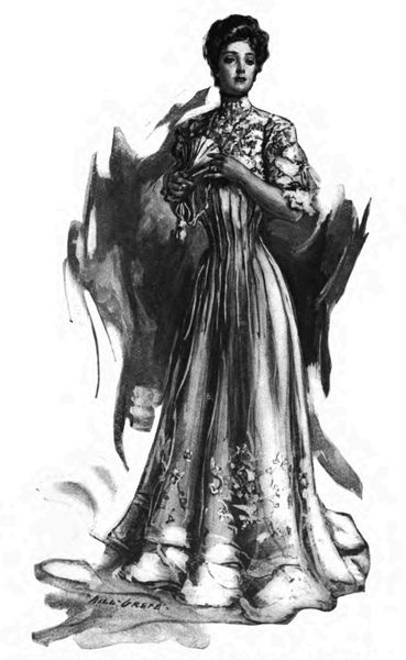 "There was a suggestion of defiance as well as
determination on her pretty mouth"