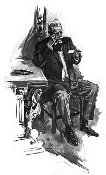 "Mr. Meredith ... was reading a card on which appeared
the name 'Mr. Richard Hamilton Herbert'"