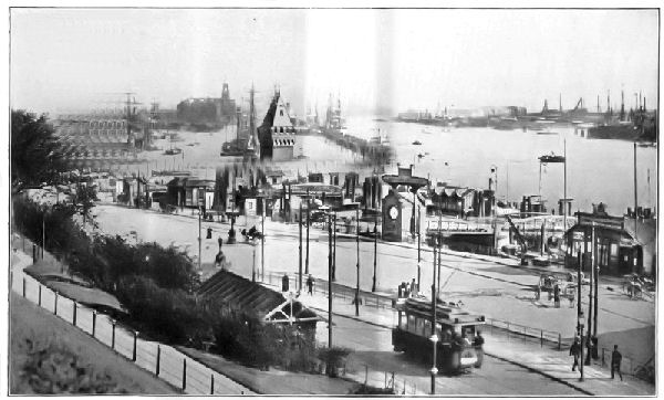 A HANSE CITY—HAMBURG, ALONG THE WATER-FRONT