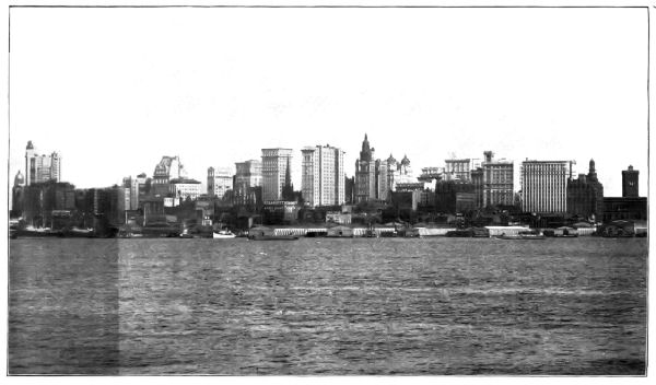 WHERE COMMODITIES ARE EXCHANGED—NEW YORK CITY
WATER-FRONT