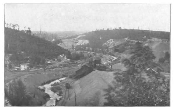 A VIEW OF THREE COLLIERIES IN THE ANTHRACITE COAL BASIN
NEAR MAHANOY CITY, PA.