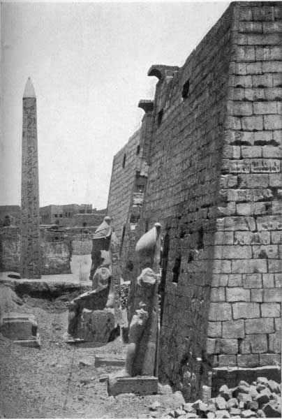 Plate 3

THE GREAT GATE OF THE TEMPLE OF LUXOR, WITH OBELISK. Pages 74, 75