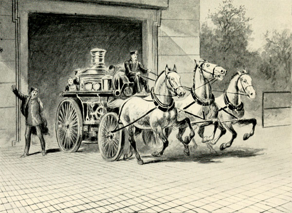 THE FIRE-ENGINE GOING OUT. Page 152.