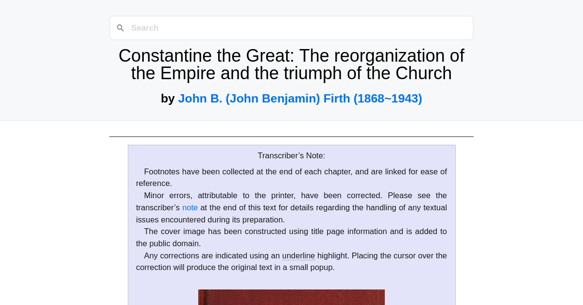 Constantine the Great: The reorganization of the Empire and the triumph ...