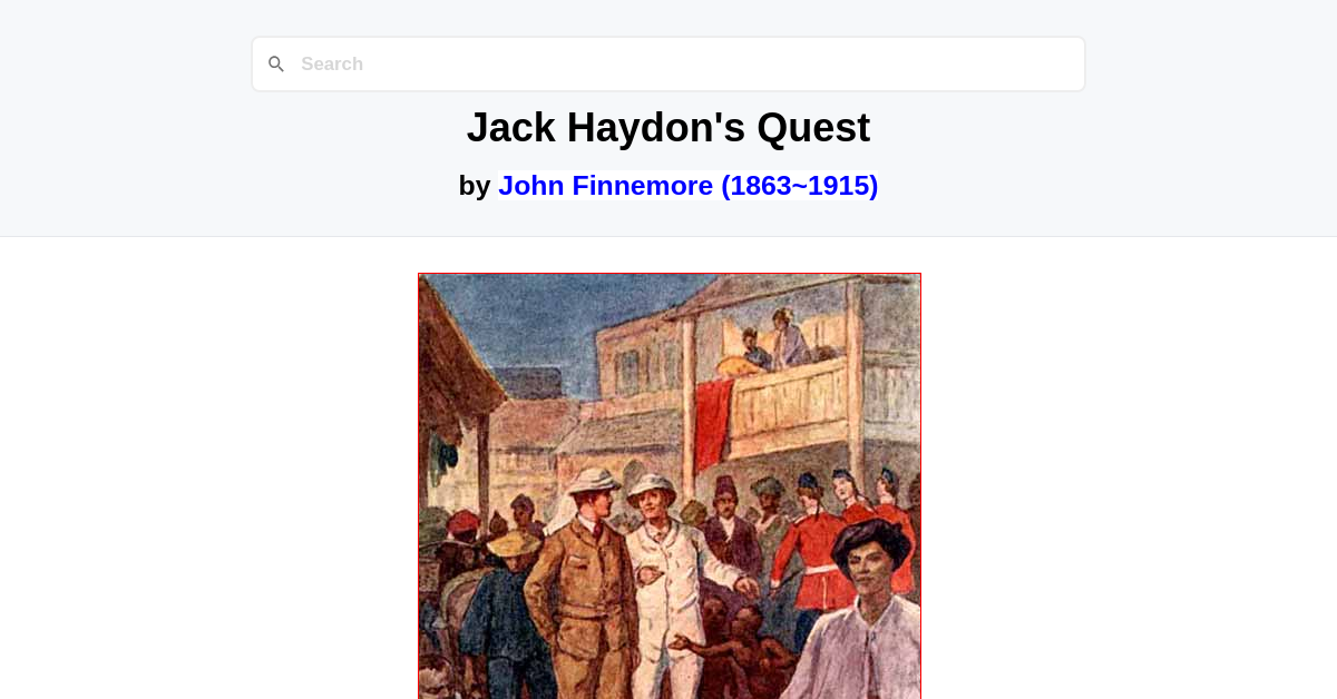 Jack Haydon's Quest by John Finnemore (18631915)
