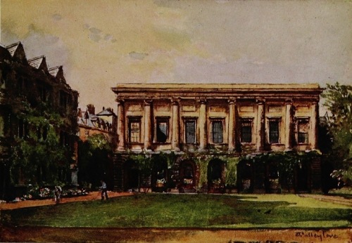 THE LIBRARY; ORIEL COLLEGE

A dignified building of the Ionic order of architecture, designed by James Wyatt about 1788.