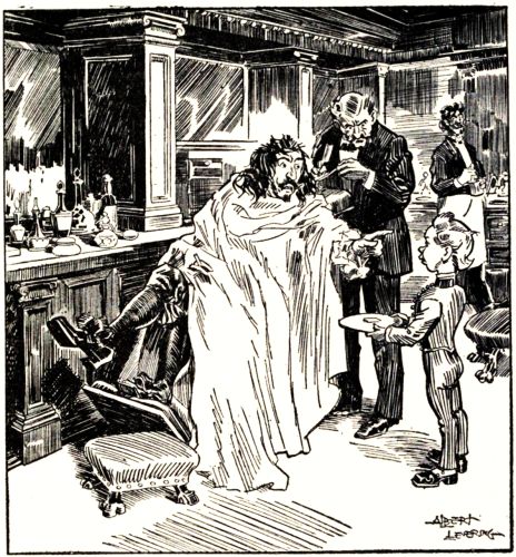 "TELL 'EM TO TELL MR. BONDIFELLER THAT I AM TOO BUSY TO
SEE HIM"