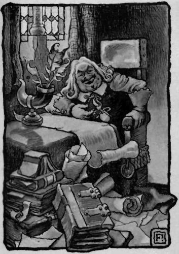 "MY CASTLE'S BURNING, EH? HA-HA!"