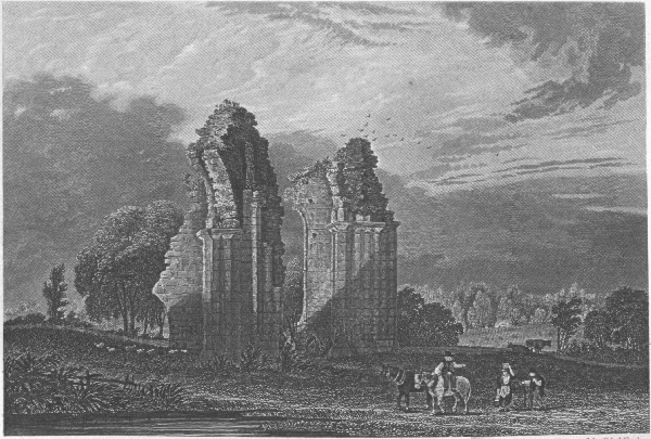 BURSCOUGH ABBEY.

Drawn by G. Pickering. Engraved by Edw^d Finden